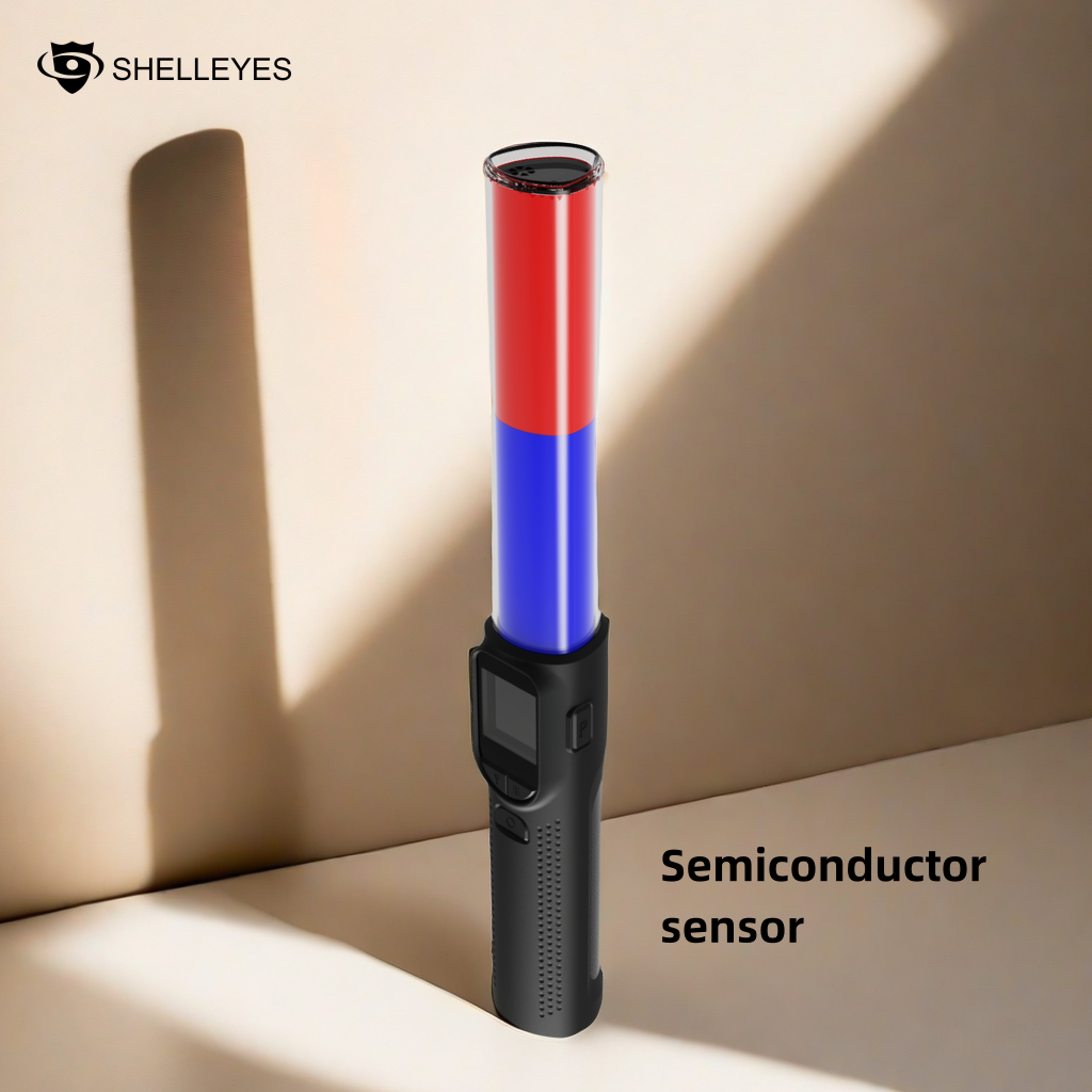 2024 Hot Sale Wholesale Professional Lcd Digital Breath Alcohol Tester with Voice Prompt Sound