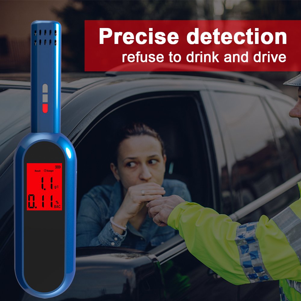 Exported Blowing Type Alcohol Meter Accurate Alcohol Tester for Testing Liquids