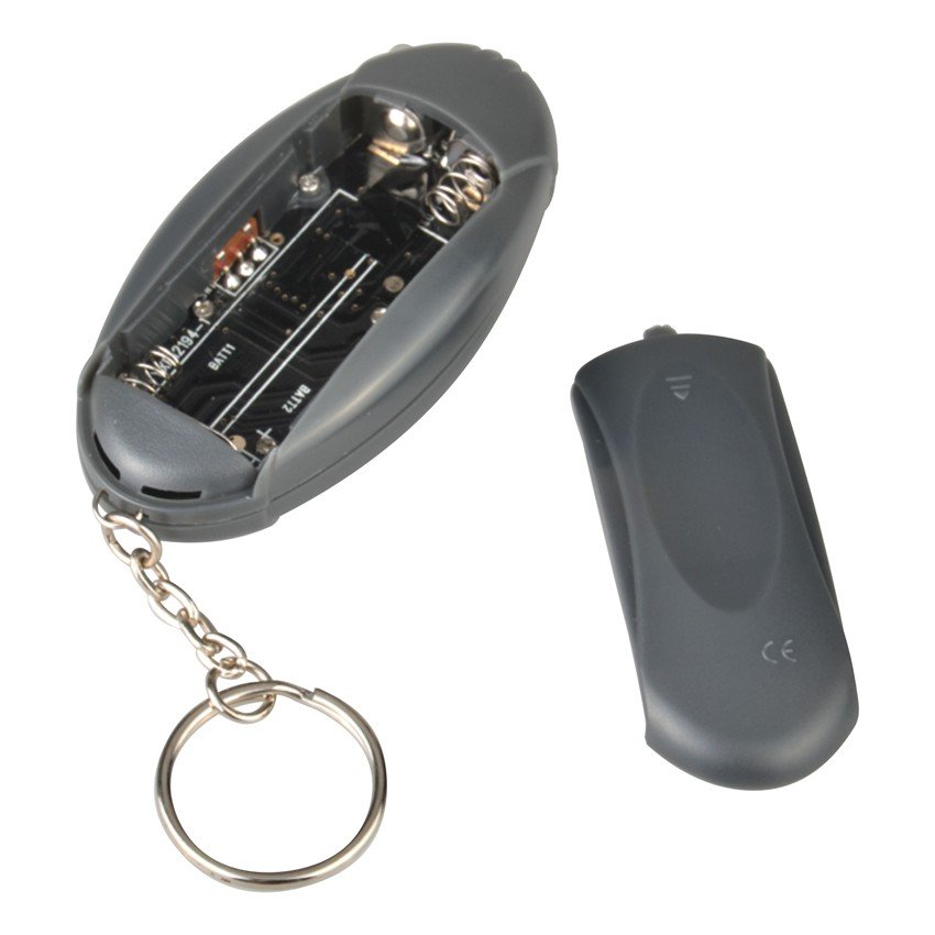 Countdown Timer Alcohol Breath Tester with flash LED light for safety driving With keyring