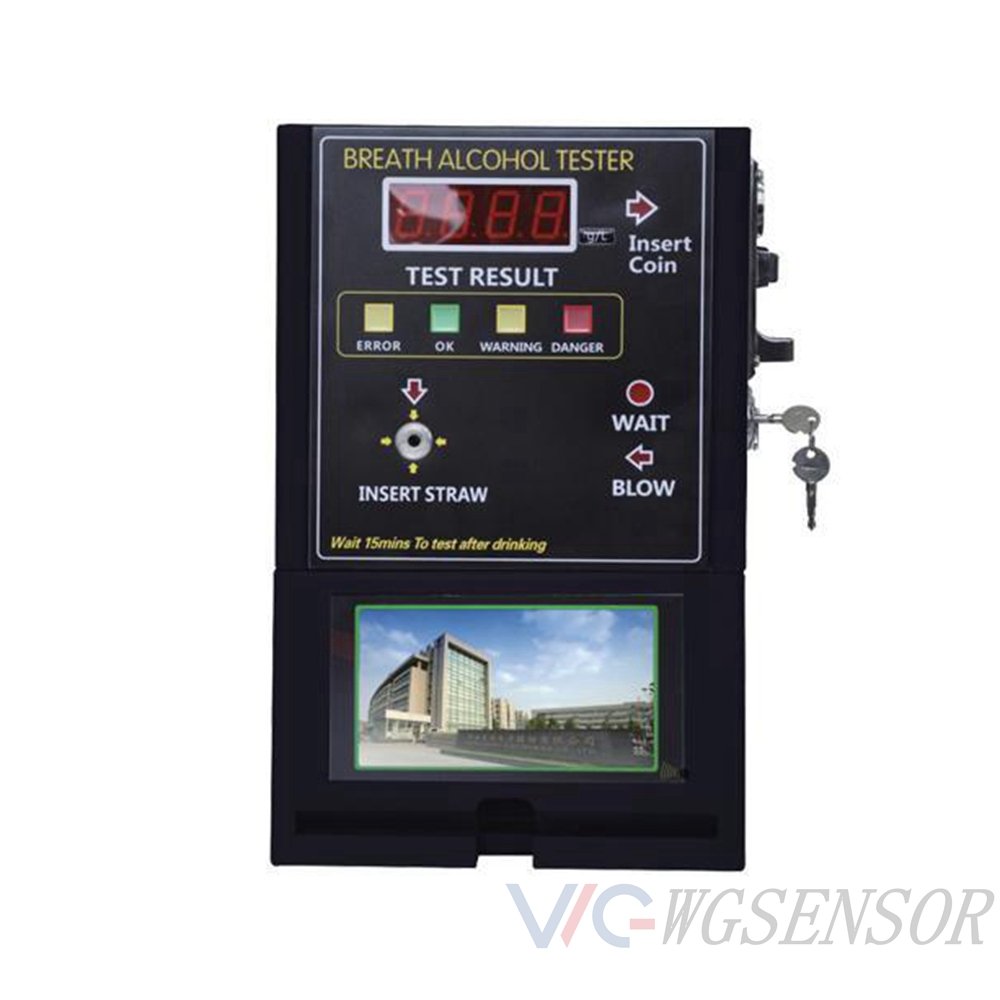 coin operated alcohol tester WG319 breathalyzer Alcohol Detector OEM and ODM
