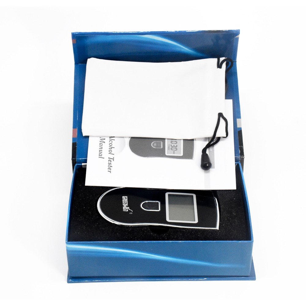 Greenwon AT-818 LCD Digital High Accurate Alcohol Breath Tester/Breath Alcohol Analyzer with CE&RoHS Approval