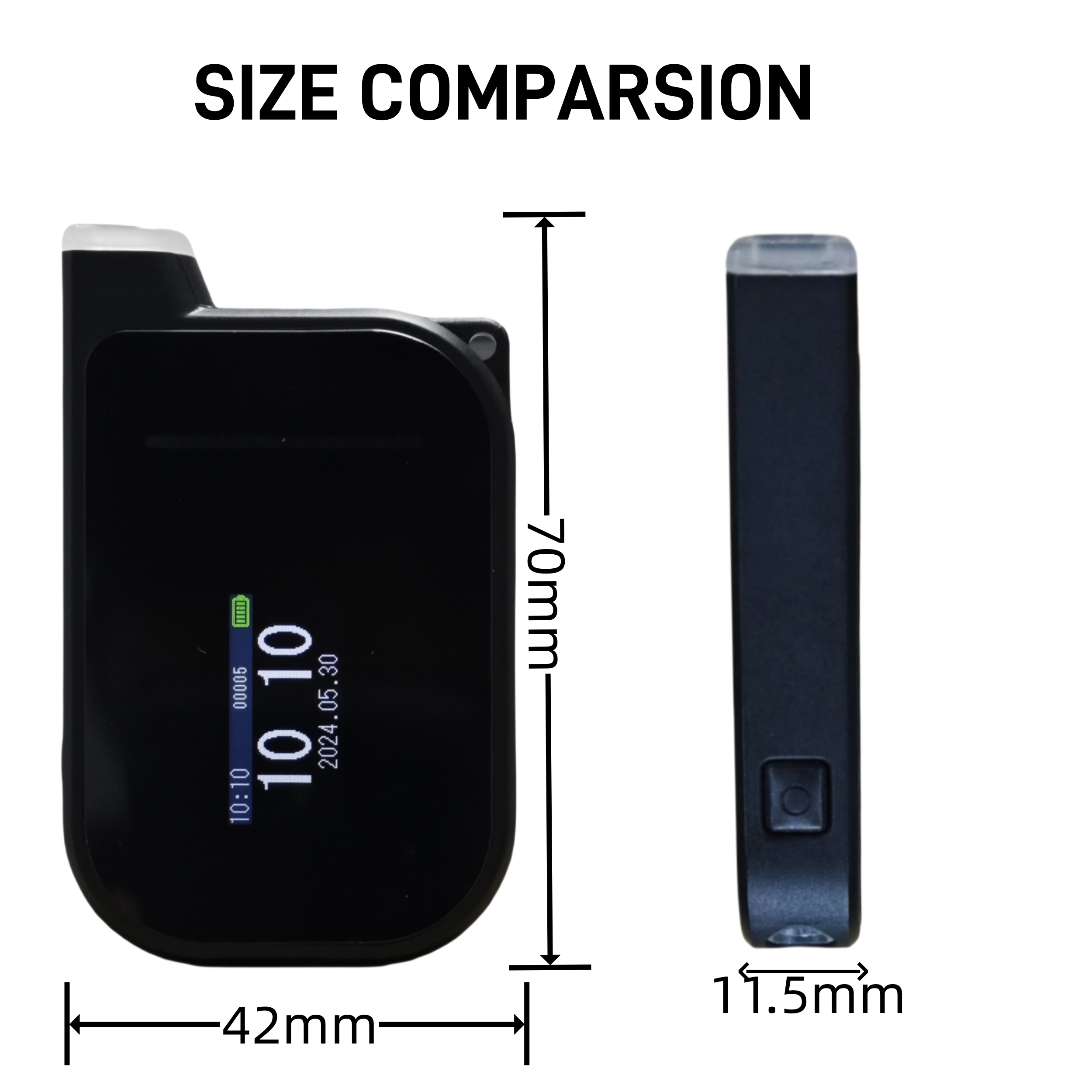 Digital Lcd Analyzer Mouthpiece Alcohol Checker Breath Alcohol Tester Breathalyzer for Driver