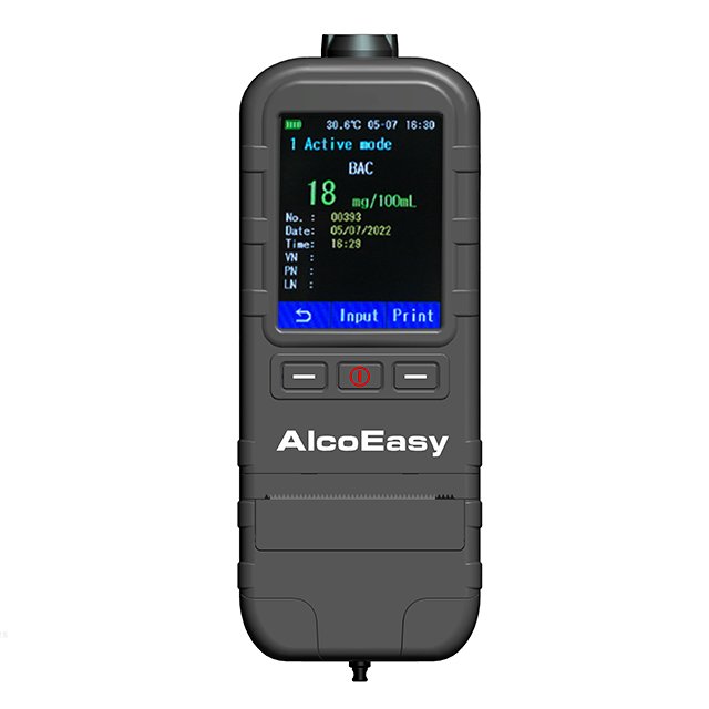 Professional Breath Alcohol Tester with built-in printer traffic safety