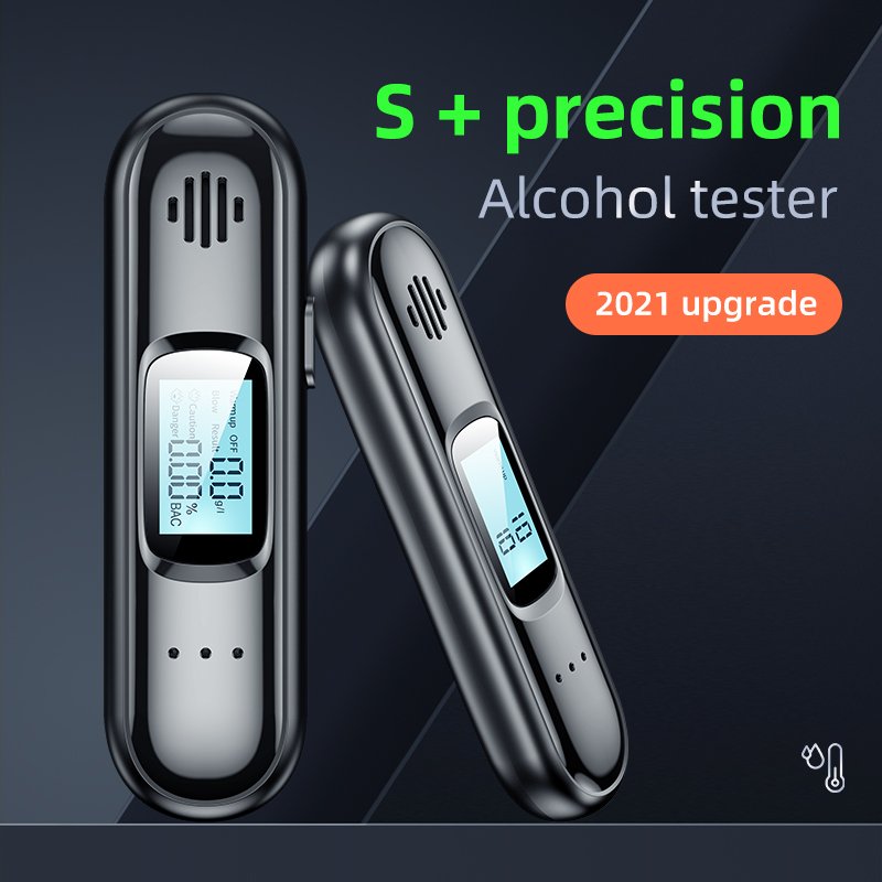Alcohol tester manufacturer portable Digital Display Rechargeable alcotester breathalyzer alcohol breath tester T01