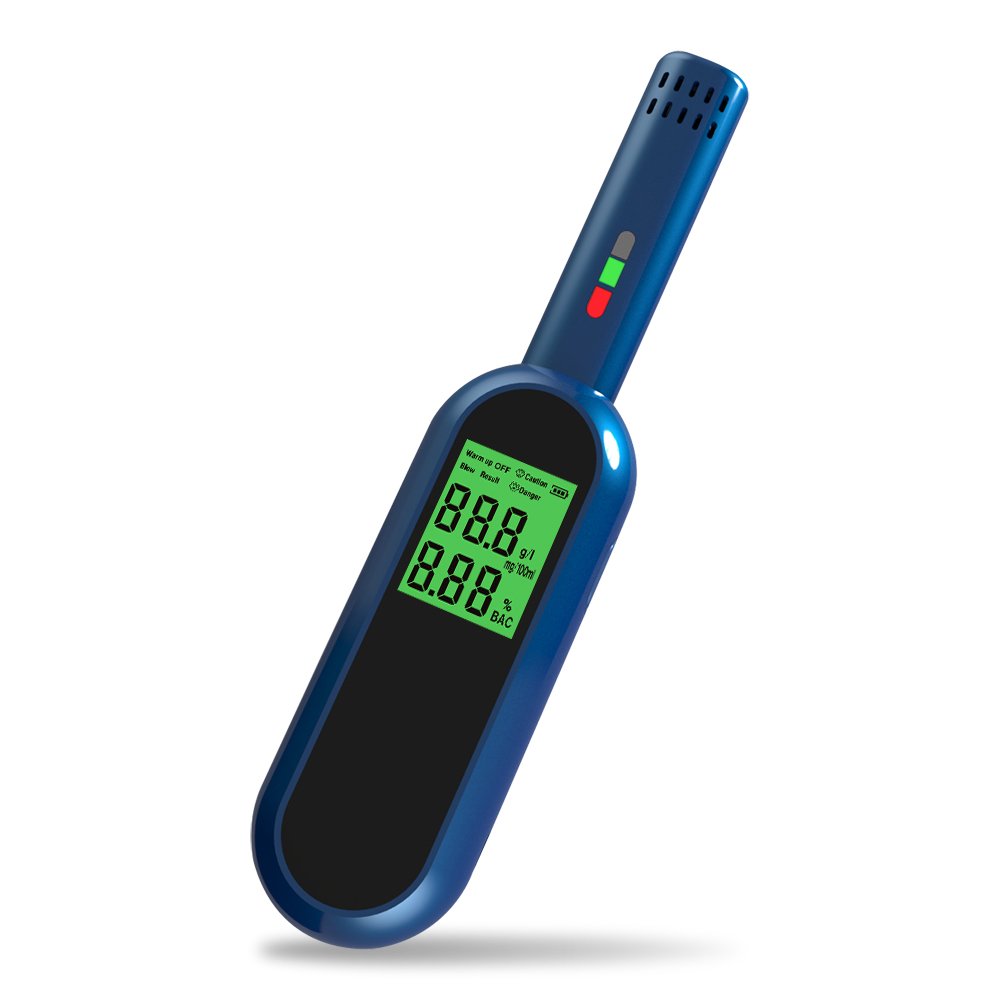Hot Alcohol Breath Tester Rechargeable Battery Powered Japan Type Detector Alcohol Analyzer