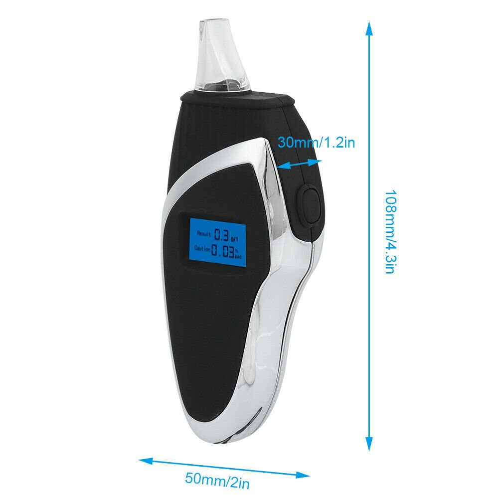 Portable handheld digital breathalyzer breath alcohol tester for alcohol breathalyzer
