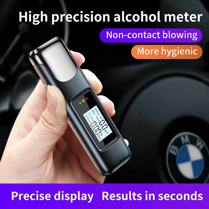 Sobriety test High precision alcohol tester drunk alarm reminder Breath alcohol tester