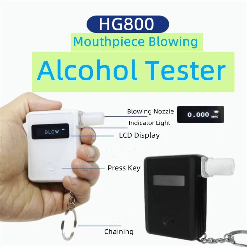 Contactless Fuel Cell Alcohol Tester Portable Professional Breath Alcohol Tester Breathalyzer