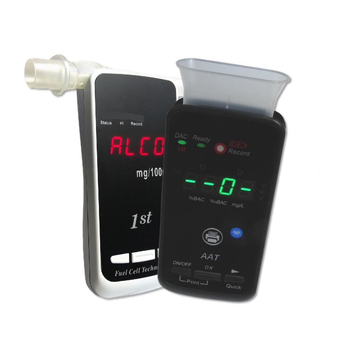 Fuel Cell Alcohol Tester AA2020p with RTC+ temperature + formal test + quick screening tester (BT printer NOT included)