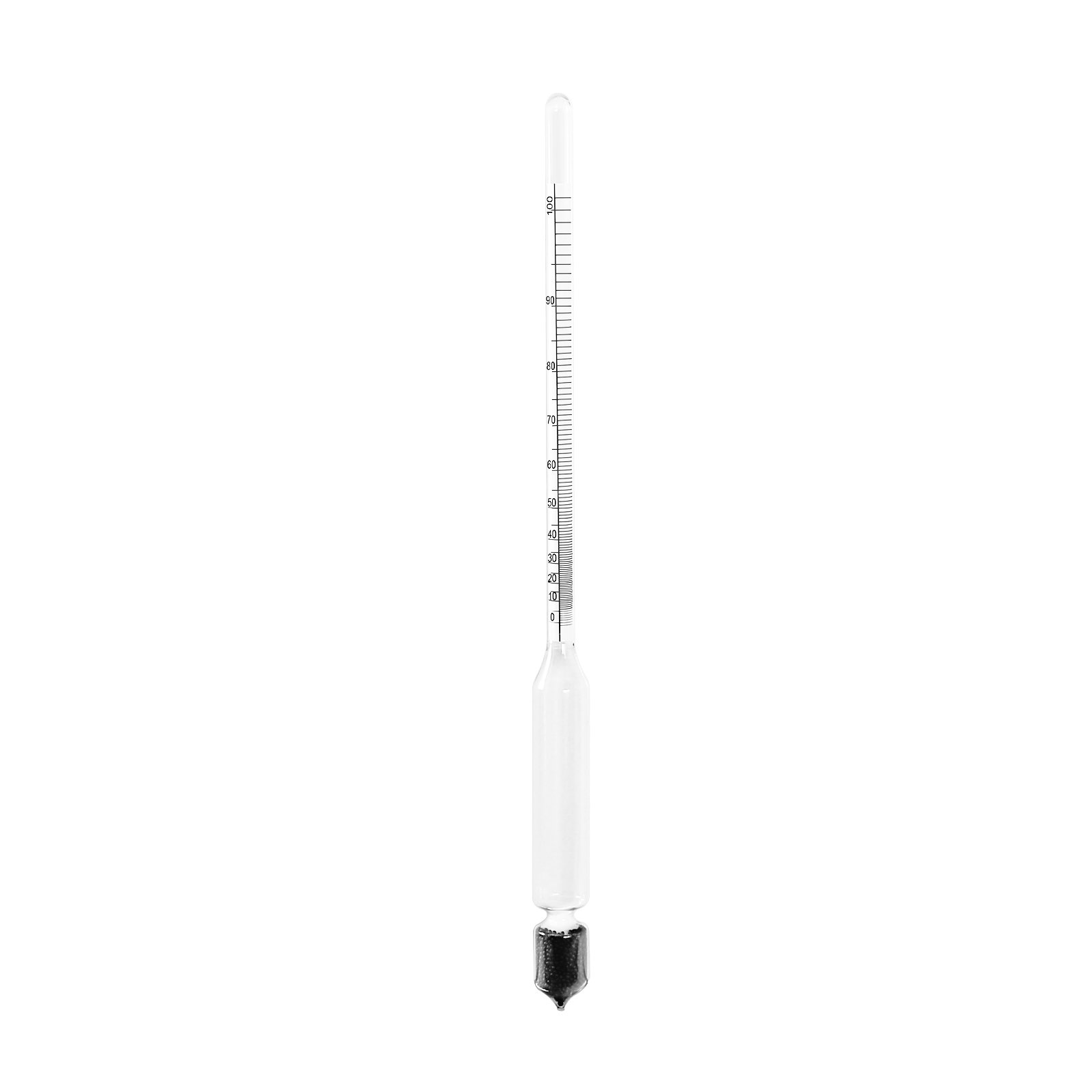 Alcoholmeter 0-100% Proof Alcohol Tester Hydrometer Glass Alcohol Measuring Alcohol hydrometer
