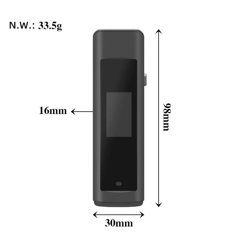 GREENWON 2022 New mould Semi-conductor ANALYZER BAC% BREATHALYZER ALCOHOL TESTER AT-007
