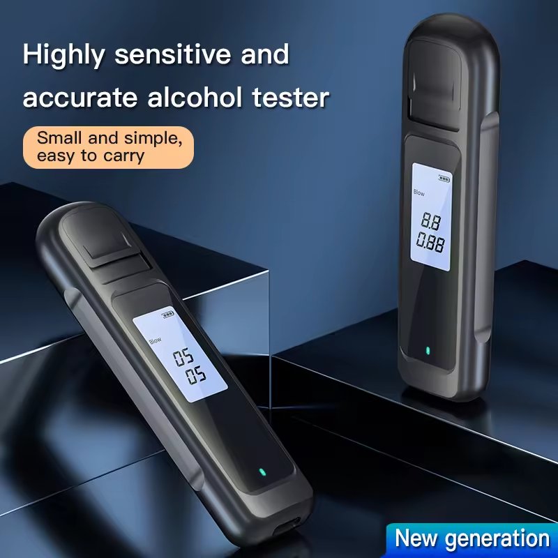 Factory Price Fuel Cell Breathalyzer Handheld Lcd Backlight Digital Alcohol Analyzer Detector Tester Breathalyzer