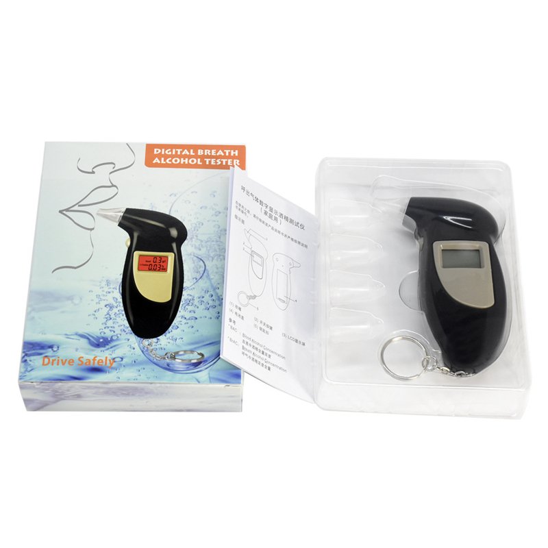 Handhold Digital Alcohol Tester Breath Alcohol Tester Breathalyzer Alcohol Breath Tester