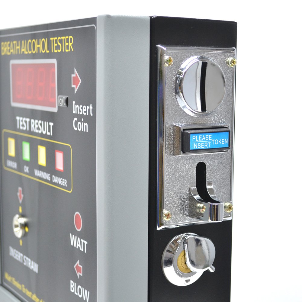 Coin-operated sharing Fuel Cell Sensor Breath Alcohol Tester, LCD Display Breathalyzer from Chinese Factory