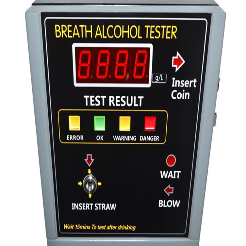 Coin-operated sharing Fuel Cell Sensor Breath Alcohol Tester, LCD Display Breathalyzer from Chinese Factory