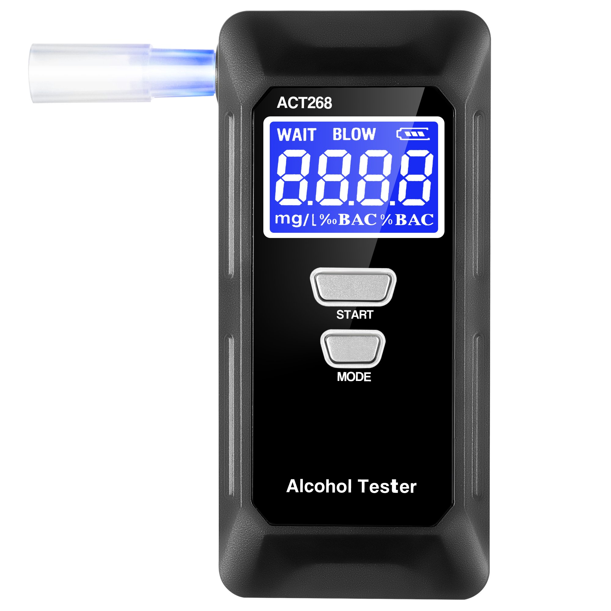 New style alcohol tester factory price personal portable digital display breath alcohol tester breathalyzer cars