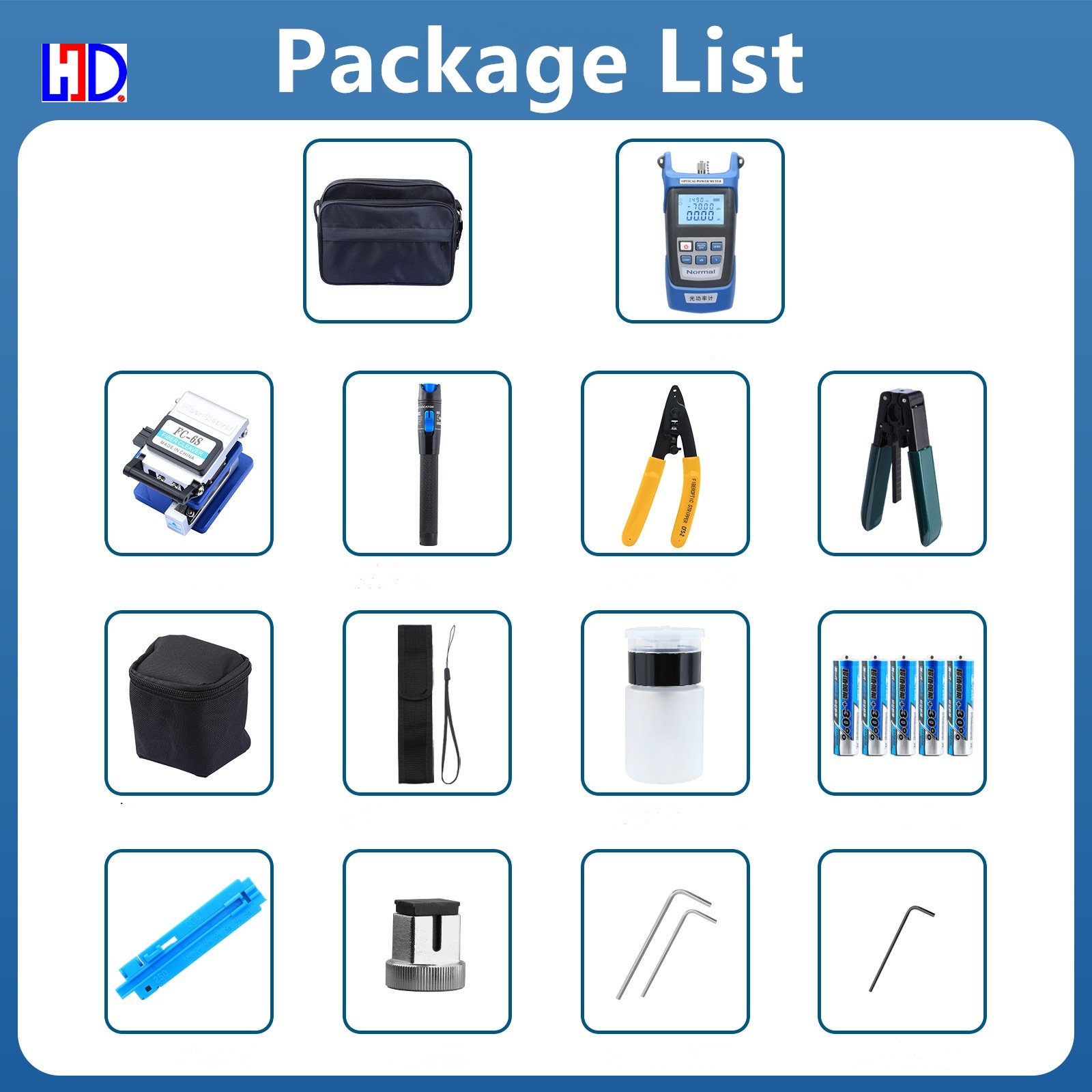 Ftth Tool Fiber Optic Fiber Optic Tools Kit Ftth Tool Kit