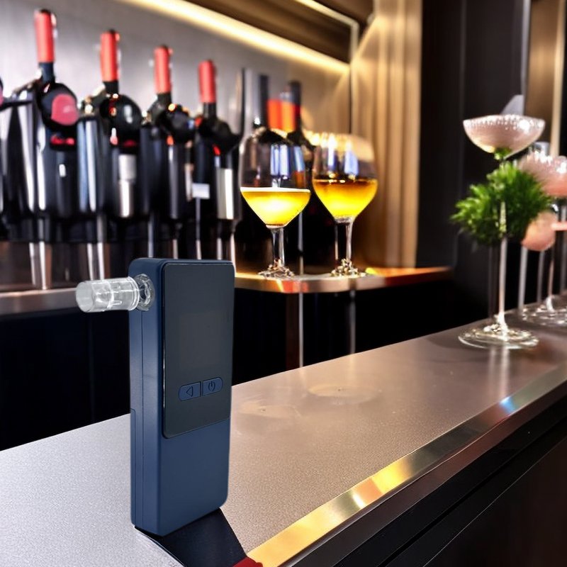 2024 New Fashion High Precision Alcohol Tester Handheld Breathalyzer Tester for Drinking