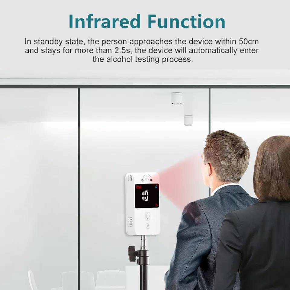Hot Selling Contactless Portable Infrared Function Digital Breath Breathalyzer-alcohol Tester