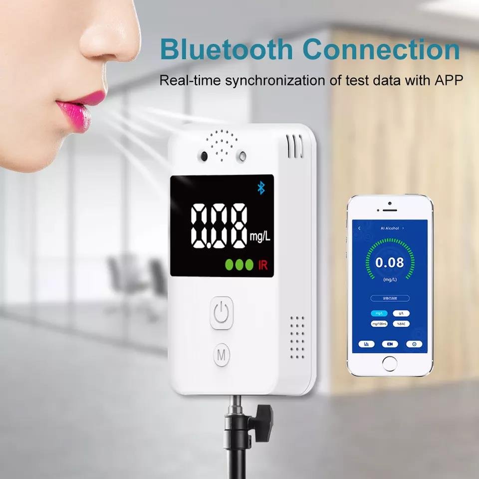 Hot Selling Contactless Portable Infrared Function Digital Breath Breathalyzer-alcohol Tester