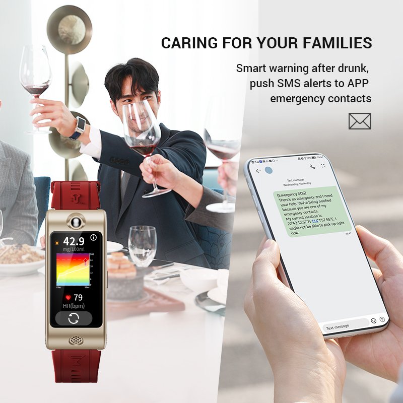 ROCAR M-90 Smartwatch Heart Rate Blood Oxygen Monitor Waterproof Sport Fitness Android Smart Wristband Watches For Teenager