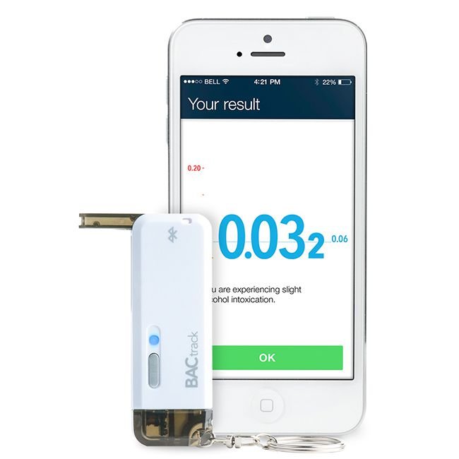 Mobile Phone Paired Alcohol Breathalyzer Tester at Wholesale Price