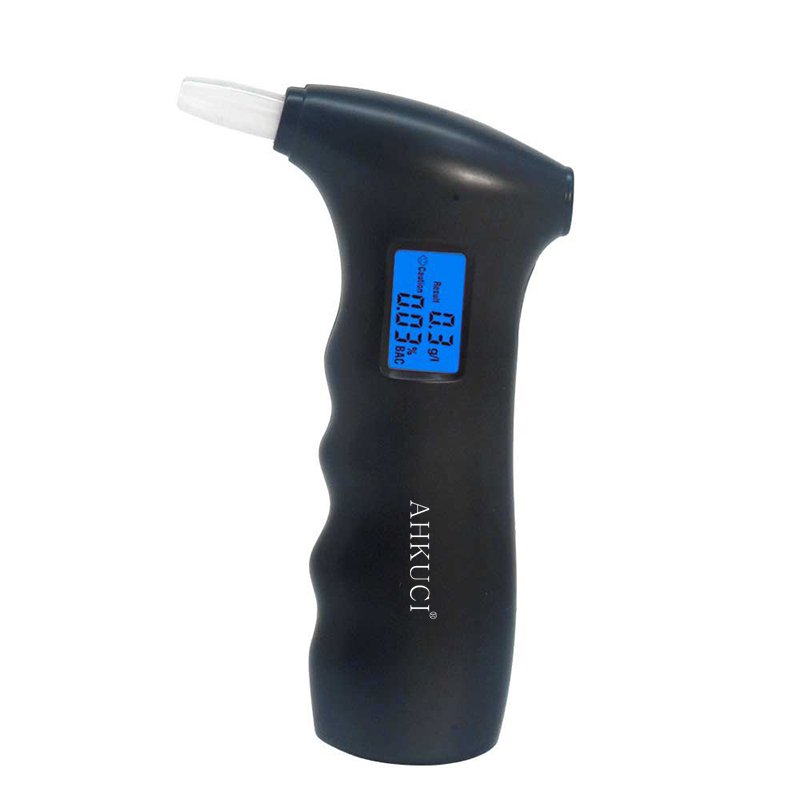 Blue Backlight High accuracy Digital Alcohol Meter LCD digital Breath alcohol tester AT-65s