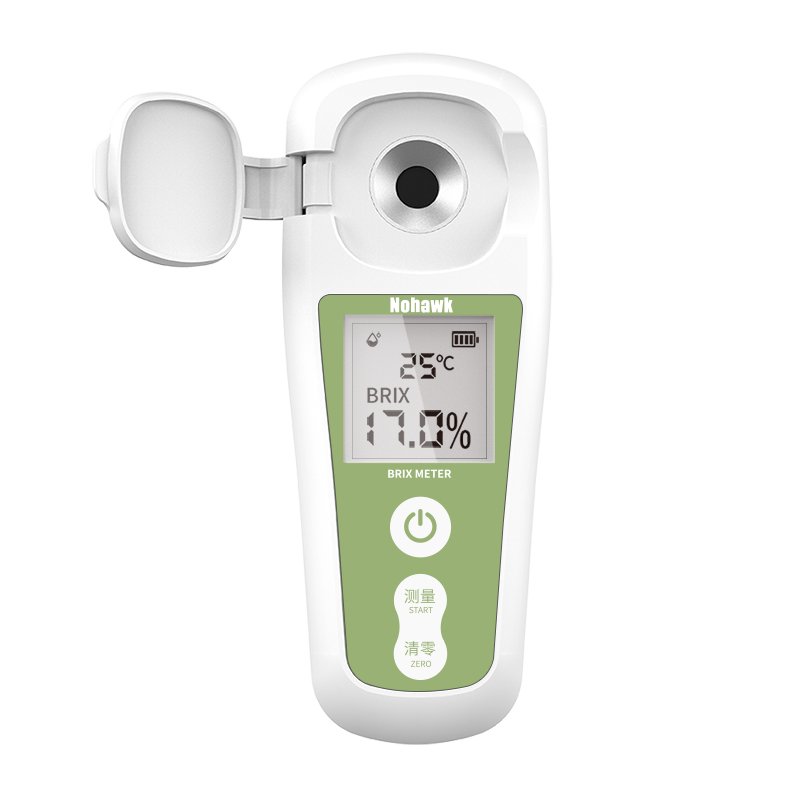 Nohawk digital refractometer brix meter saccharimeter densimeter for fruit wine beer alcohol sugar concentration tester