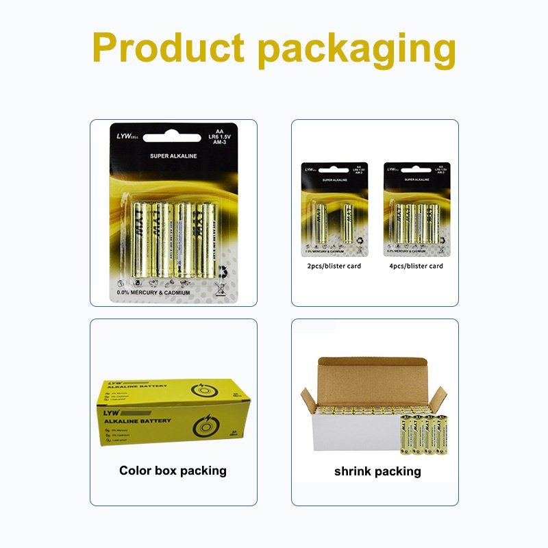 Quality durable Coppertop AAA Batteries/Triple A Battery with Long-Lasting Power, Alkaline AAA Battery for sale