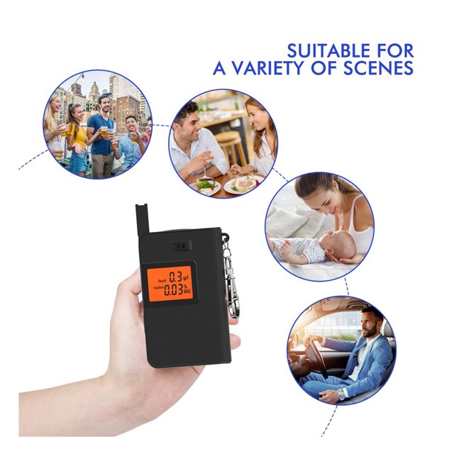 Professional High-accuracy Alcohol tester KC-18 alcohol test breathalyzer car accessories Alcohol Meter
