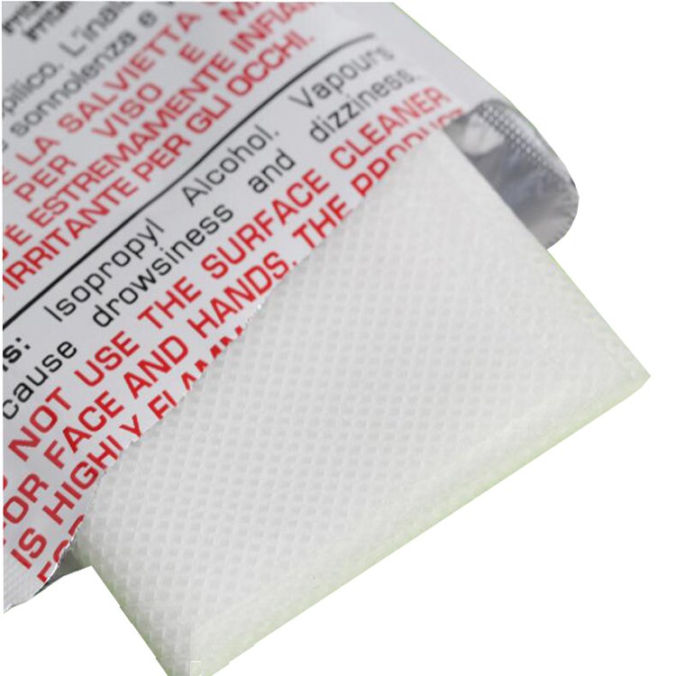 Multi-purpose Electric Cable Cleaning Wet paper Fiber IPA Saturated Tissue