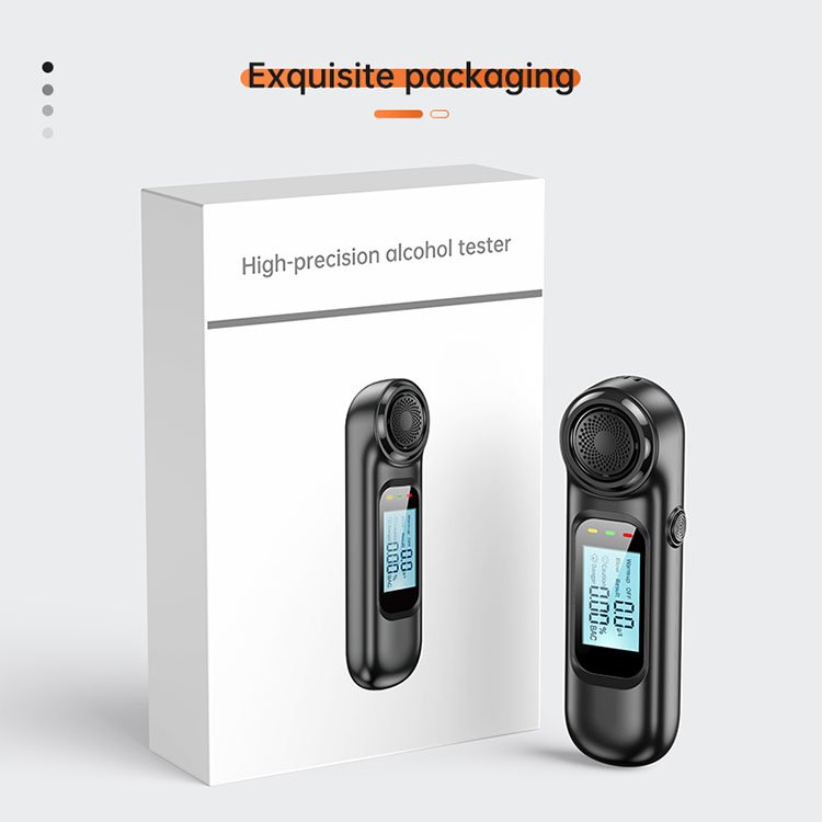 Custom Led Digital Display Alcoholtester Breathalyzer High Capacity Portable Breath Alcohol Tester
