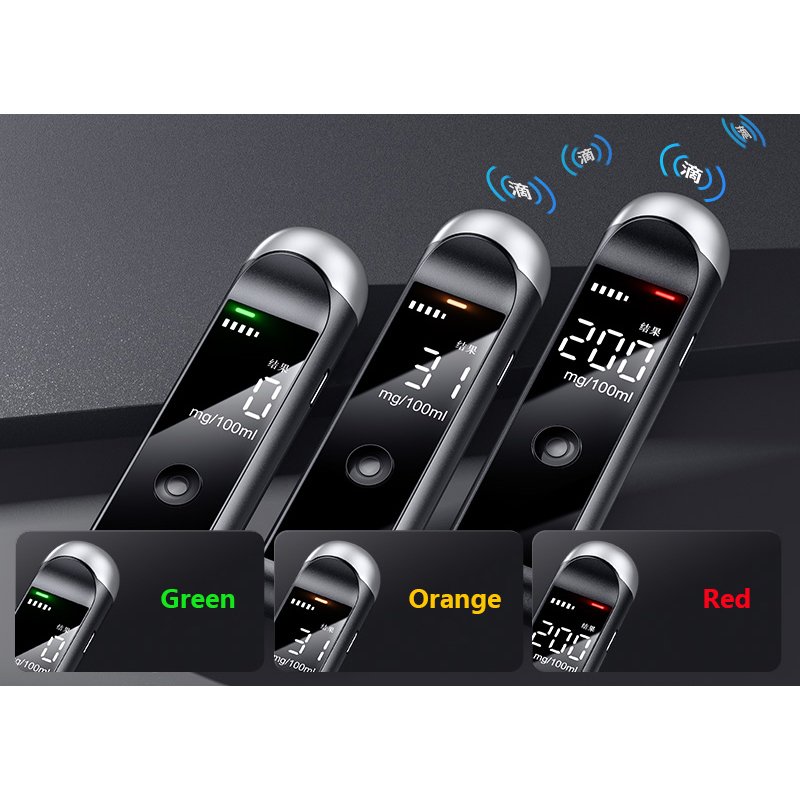 Type-C Rechargeable Mini Portable Alcohol Tester