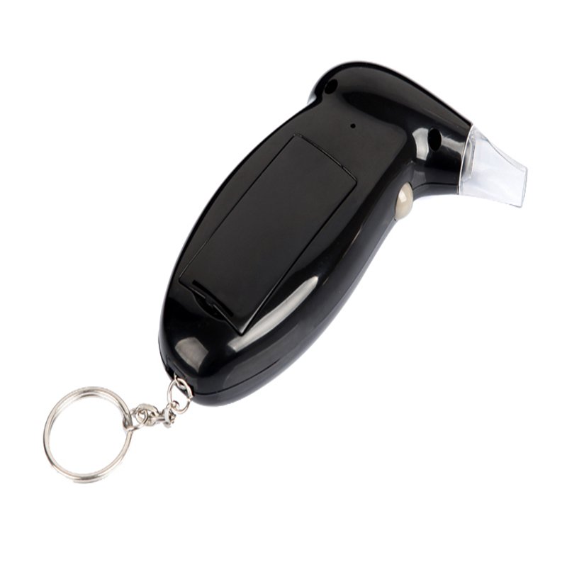 LCD Display Keychain Breath Analyzer Digital Breathalyzer Alcohol Tester AT-68s