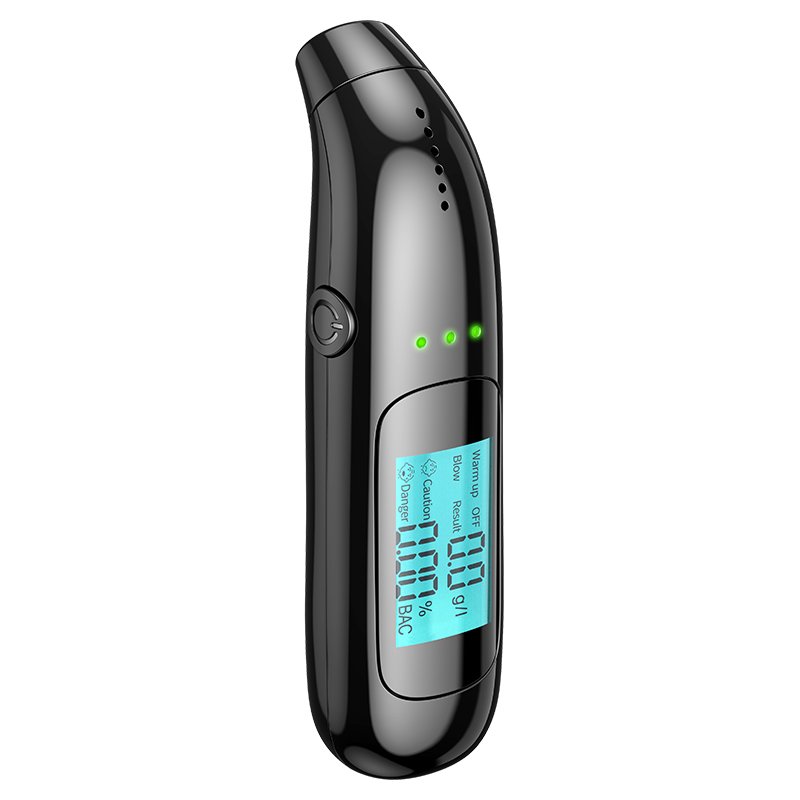 New breathalyzer blowing type special alcohol concentration detector high precision measuring instrument for drunk driving