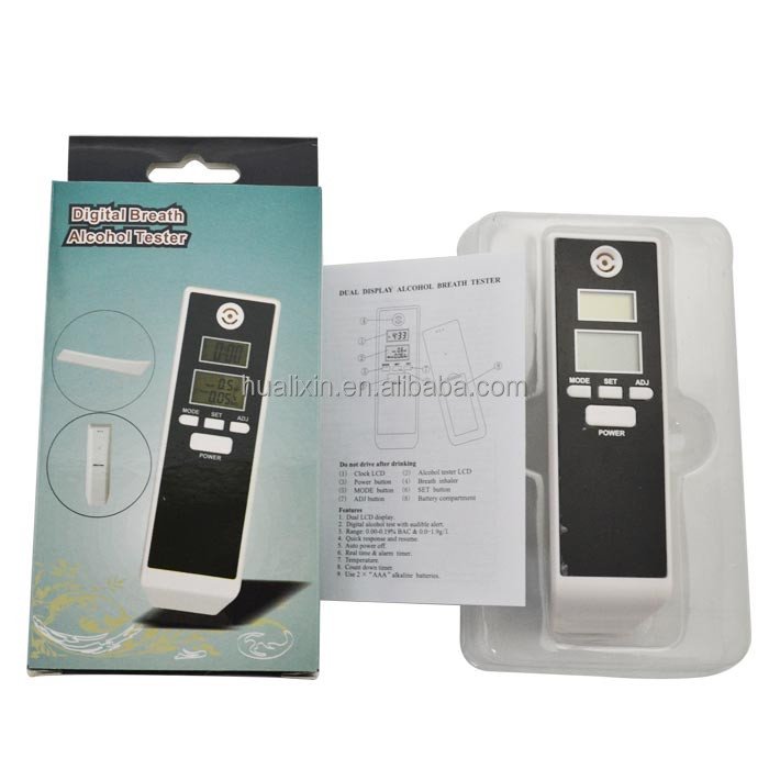 GREENWON Patent Dual Display Breathalyzer&Personal Breath Alcohol Tester for Prevent Drunk Driving