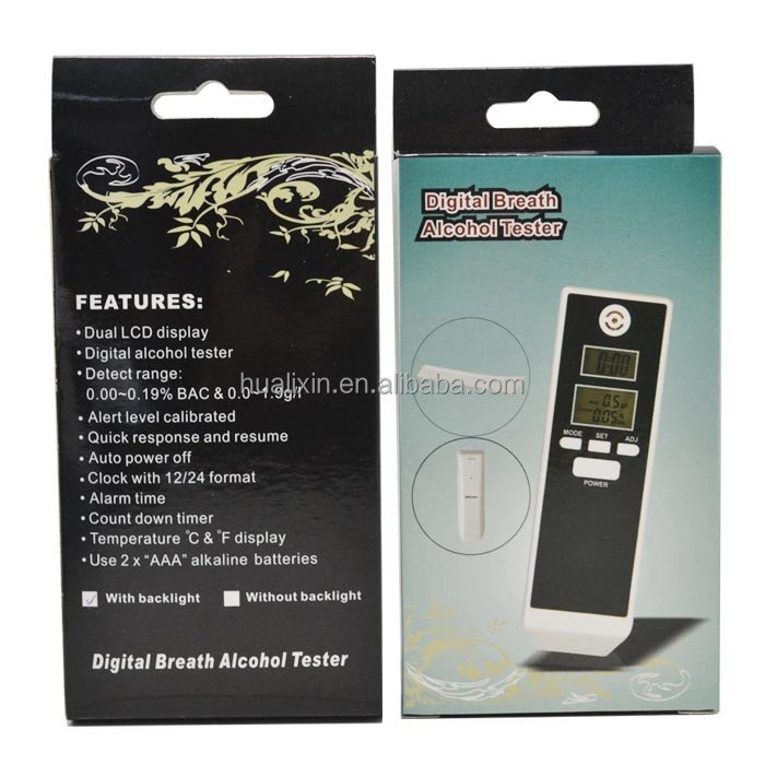 GREENWON Patent Dual Display Breathalyzer&Personal Breath Alcohol Tester for Prevent Drunk Driving