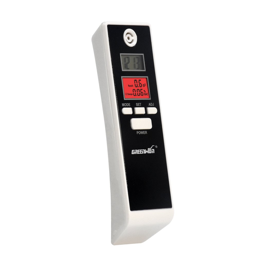 GREENWON Patent Dual Display Breathalyzer&Personal Breath Alcohol Tester for Prevent Drunk Driving