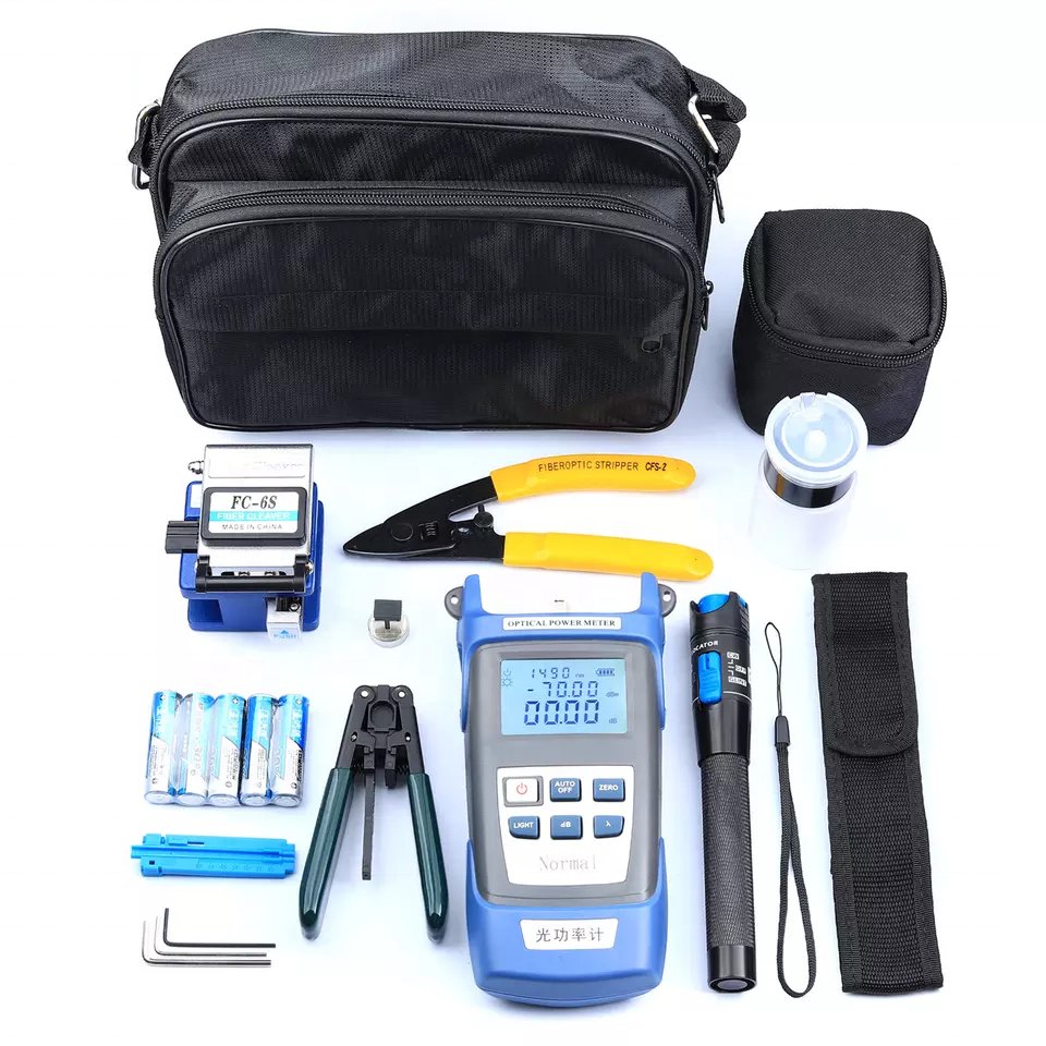 Cabling Toolkit De Kit Fibra Optics Ptica Fiber Optic Tool Kit Ftth Type Cheap Optic Tester Tool Kit De Herramientas