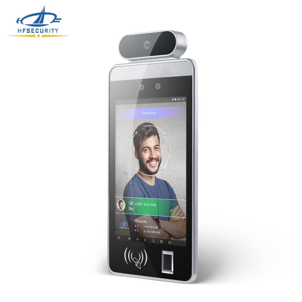 HFSecurity RA08T office government Face Recognition Temperature Alcohol Detection Terminal