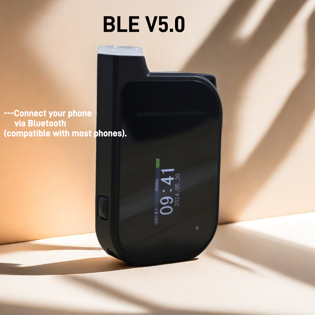 Breathalyzer with LCD Digital Display Portable Alcohol Tester with USB Rechargeable and Bluetooth