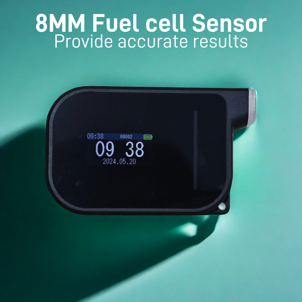 Breathalyzer with LCD Digital Display Portable Alcohol Tester with USB Rechargeable and Bluetooth