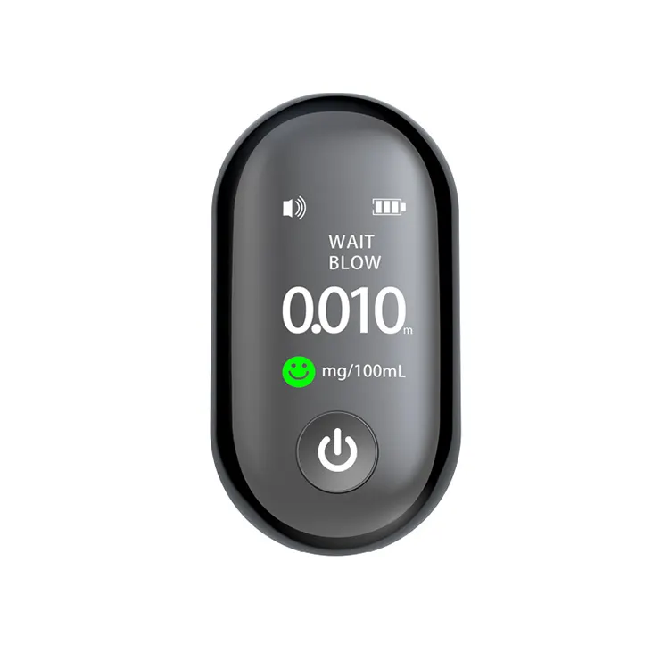 Hot Sale Non-Contact Drive Safety Breathalyser USB Lithium Battery Breath Alcohol Tester for Law Enforcement