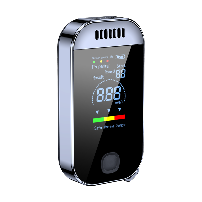 2024 New Digital Alcohol Tester USB Rechargeable Portable LCD Digital Alcohol Meter