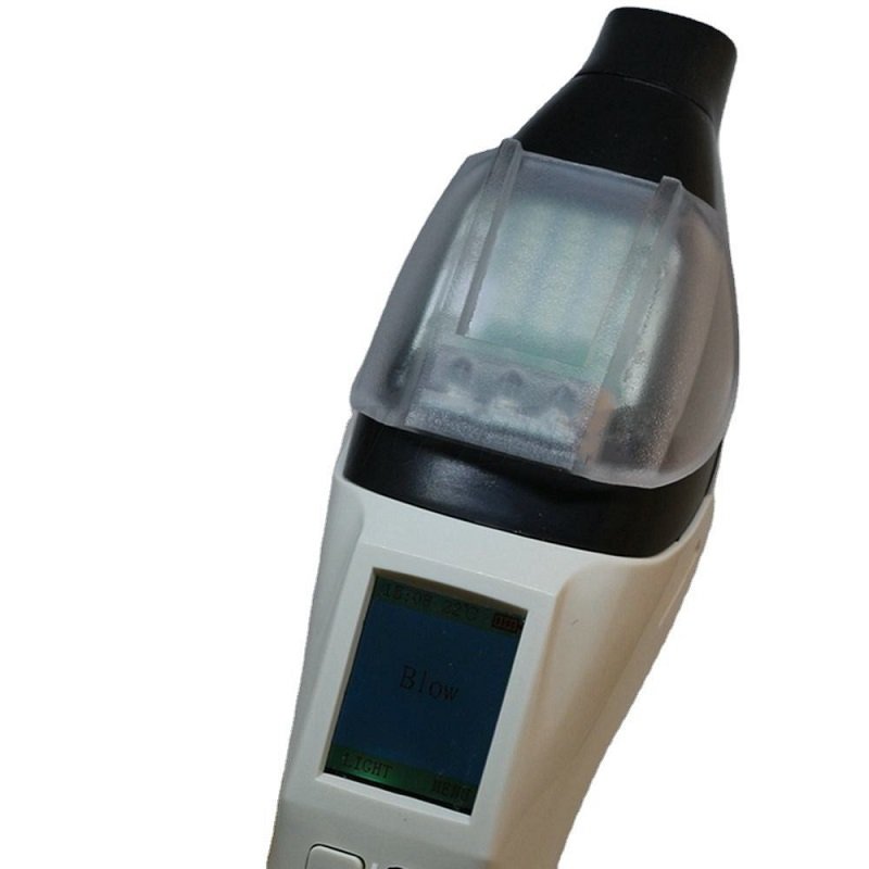 Handheld Contactless Consumer Breathalyzer LCD Display Fuel Cell Sensor Professional Alcohol Tester