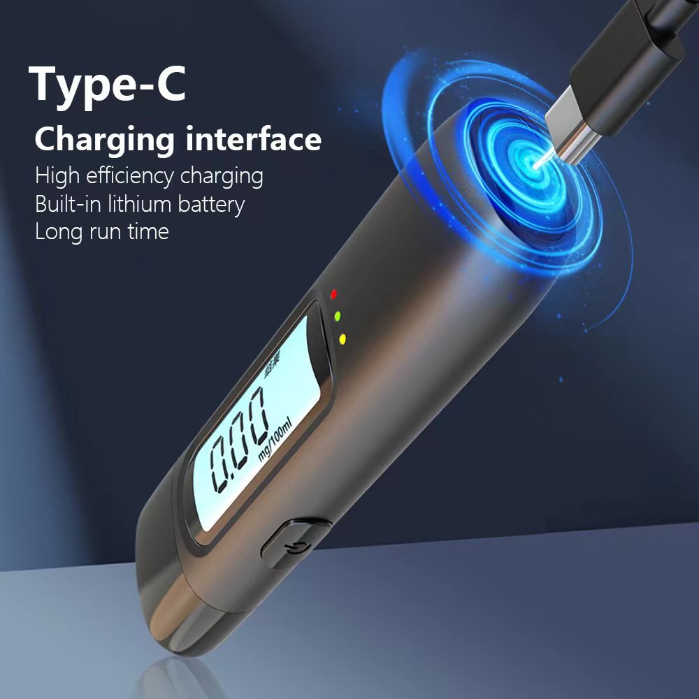 safety test Handheld breath digital alcohol tester Dry Cell Alcohol Tester alcohol tester for driver