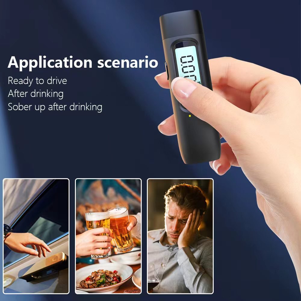 safety test Handheld breath digital alcohol tester Dry Cell Alcohol Tester alcohol tester for driver