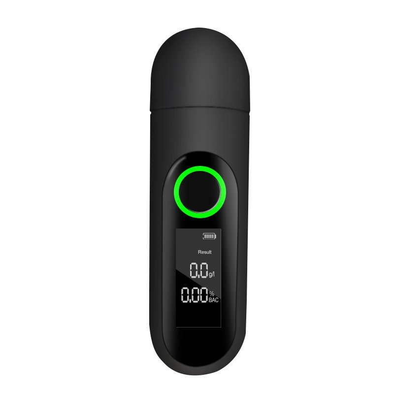 Customized Digital Non-Contact Analyzer Breathalyer with Type C Phone Charge Blowing Breath Alcohol Tester, AT-JCW-008