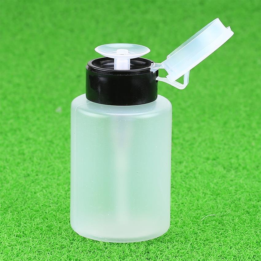 160mL Clear Plastic Empty Bottle Alcohol Liquid containers Bottle with leakproof Pump for Cleaning Fiber Optic Equipment