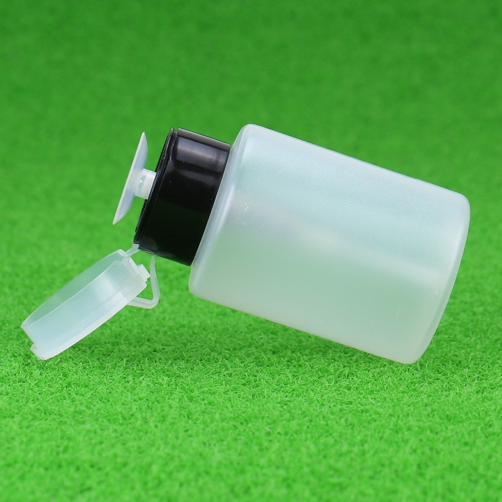 160mL Clear Plastic Empty Bottle Alcohol Liquid containers Bottle with leakproof Pump for Cleaning Fiber Optic Equipment